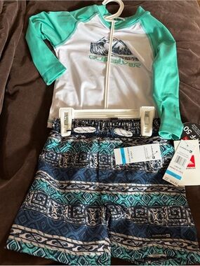 Quiksilver Boys Two-Piece Swim Set - 24months nwt
